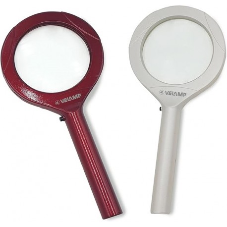 LENTE D\'INGRANDIMENTO CON 3 LED COB COLORE BIANCO O ROSSO