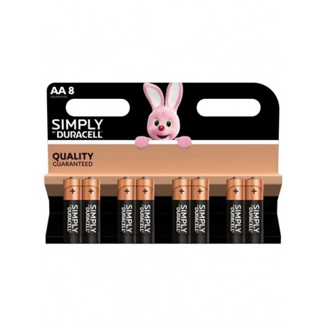 PILA ALCALINA STILO AA DURACELL SIMPLY (BLISTER 8PZ) MN 1500