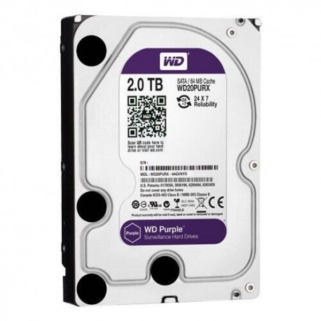 HARD DISC HDD WD PURPLE 3,5 2TB WD10PURZ