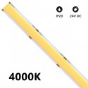 STRISCIE LED COB IP20 5 METRI 4000K 24 VOLT 25W/m 2750lm/m