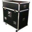 FLIGHTCASE PER IL TRASPORTO DI 4 PEDANE ZZTM100