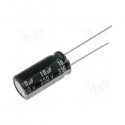 CONDENSATORE ELETTROLITICO 10µF ±20%, 350V cc, +85°C VERTICALI SUPER MINIATURA