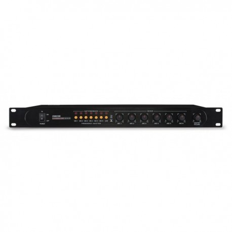 MIXER MIC-LINEA A 7 CANALI CON SOPPRESSORE DEL FEEDBACK