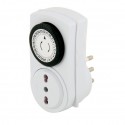 TIMER GIORNALIERO 24 ORE CON SPINA/PRESA 10/16 A