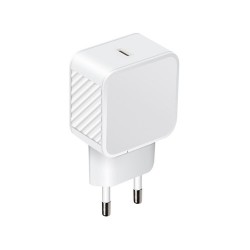 CARICATORE DI RETE USB-C 30 WATT POWER DELIVERY COLORE BIANCO