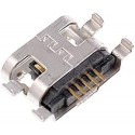 CONNETTORE MICRO USB FEMMINA A 180° A 5 PIN A SALDARE