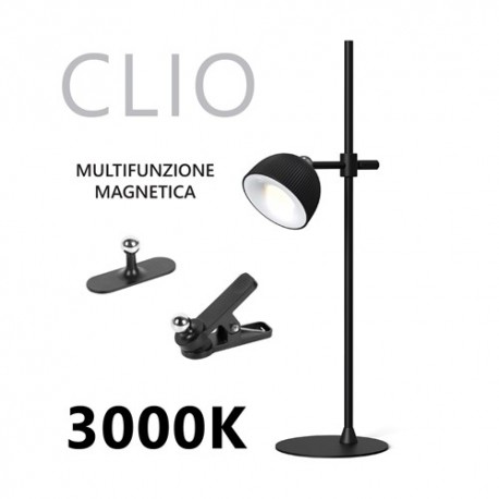 LAMPADA LED DA TAVOLO, D MURO E CON PINZA