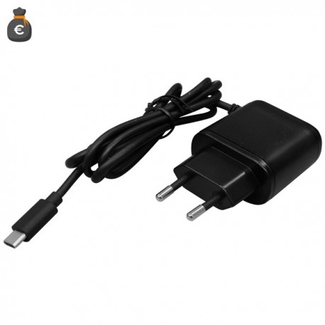 CARICATORE DA RETE 100-240Vac USB Type-C 5V 3A