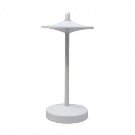 LAMPADA DA TAVOLO IN ALLUMINIO A BATTERIA 1W BIANCA SAKÈ