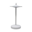 LAMPADA DA TAVOLO IN ALLUMINIO A BATTERIA 1W BIANCA SAKÈ