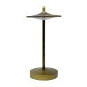 LAMPADA DA TAVOLO IN ALLUMINIO A BATTERIA 1W SAKÈ BRONZO