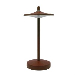 LAMPADA DA TAVOLO IN ALLUMINIO A BATTERIA 1W SAKÈ CORTEN