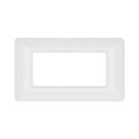 PLACCA TECNOPOLIMERO JOY M8004-01 4P COLORE BIANCO MATIX BTICINO