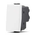 INVERTITORE UNIPOLARE JOY 504B COLORE BIANCO PER SERIE BTICINO MATIX