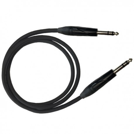 CAVO PER STRUMENTI JACK 6,35mm STEREO- JACK 6,35mm STEREO LUNGHEZZA 5 METRI