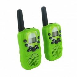 WALKIE-TALKIE CON FUNZIONE TORCIA COLORE VERDE
