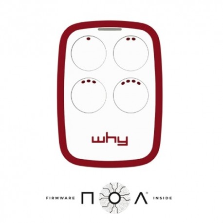 RADIOCOMANDO WHY EVO NOA MULTIFREQUENZA AD AUTOAPPRENDIMENTO LICORICE COLORE ROSSO