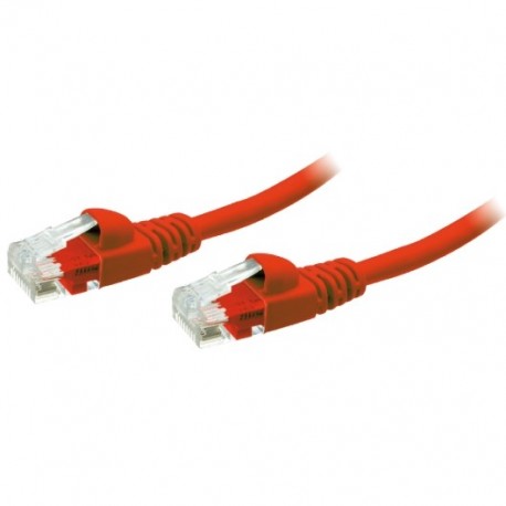 CAVO PATCH DI RETE CATEGORIA 6 COLORE ROSSO LUNGHEZZA 2 METRO