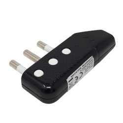SPINA DA 16 AMPER ORIENTABILE COLORE NERO