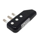 SPINA DA 16 AMPER ORIENTABILE COLORE NERO