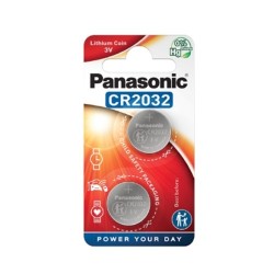 PILA A BOTTONE CR2032 A LITIO PANASONIC
