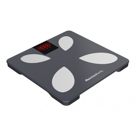 BILANCIA PESAPERSONE DIGITALE SMART CON DISPLAY LCD COLORATO CONNESSIONE SENZA FILI CAPACITA\' 180 KG