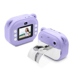 FOTOCAMERA E VIDEOCAMERA ISTANTANEA COLORE VIOLA