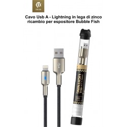 CAVO USB A - LIGHTNING IN LEGA DI ZINCO PROFESSIONAL 1 METRO