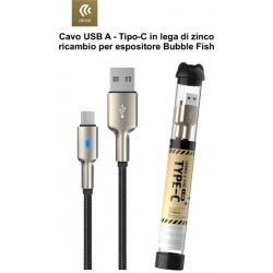 CAVO USB A - TIPO-C IN LEGA DI ZINCO PROFESSIONAL 1 METRO