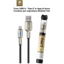 CAVO USB A - TIPO-C IN LEGA DI ZINCO PROFESSIONAL 1 METRO