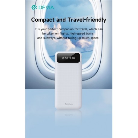 POWER BANK SERIE KINTONE CON 4 CAVI INTEGRATI 10000MAH COLORE BIANCO