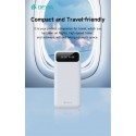 POWER BANK SERIE KINTONE CON 4 CAVI INTEGRATI 10000MAH COLORE BIANCO