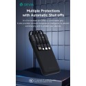 POWER BANK SERIE KINTONE CON 4 CAVI INTEGRATI 10000MAH COLORE NERO