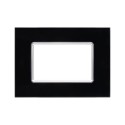 PLACCA VETRO JOY 5003BL 3 POSTI COLORE NERO