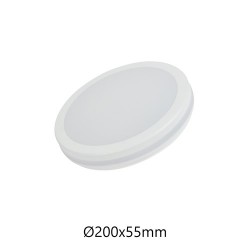 PLAFONIERA LED IP65 CCT 15WATT 1500lm ROTONDA COLORE BIANCO