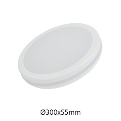 PLAFONIERA LED IP65 CCT 24WATT 2400lm ROTONDA COLORE BIANCO