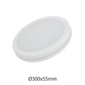 PLAFONIERA LED IP65 CCT 24WATT 2400lm ROTONDA COLORE BIANCO