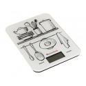 BILANCIA DA CUCINA CON PIATTO IN VETRO GLASS
