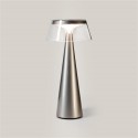 LAMPADA LED CON RICARICA WIRELESS EVA COLORE GRIGIO