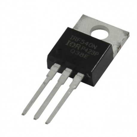 MOSFET DI POTENZATRANSISTOR IRF540 POWER CANALE N, 100 V, 33 A, 0.044 ohmTO220