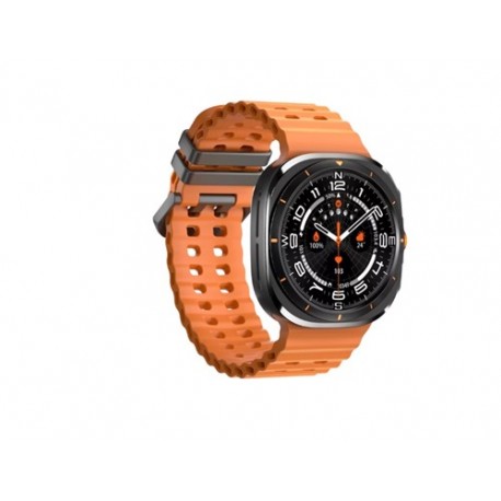 SMARTWATCH MODELLO DUBAI COLORE ARANCIO 49MM DISPLAY HD CINTURINO IN GOMMA