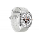 SMARTWATCH MODELLO DUBAI COLORE BIANCO 49MM DISPLAY HD CINTURINO IN GOMMA