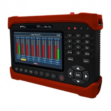 MULTI SPECTRUM 10bit BIG - Misuratore di campo professionale 10bit con spettro in tempo reale per segnali terrestri, satellitari
