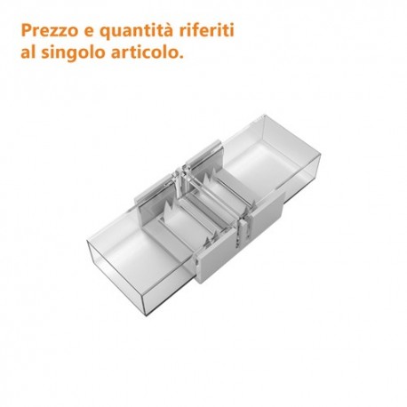 CONNETTORE DI GIUNZIONE PER STRISCE LED 220 VOLT GIU220N