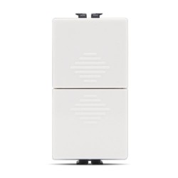 DOPPIO PULSANTE 10 AMPER-250 VOLT JOY 522B COLORE BIANCO