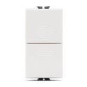 DOPPIO PULSANTE 10 AMPER-250 VOLT JOY 522B COLORE BIANCO
