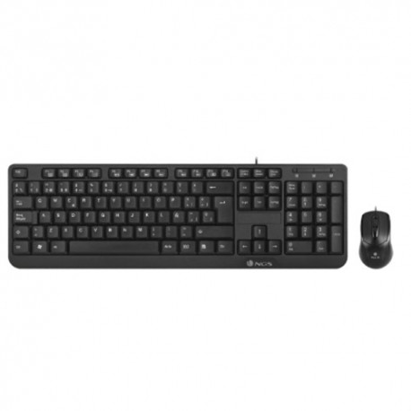 TASTIERA ITALIANA+MOUSE A FILO USB PER PC NGS COCOAKIT - KIT