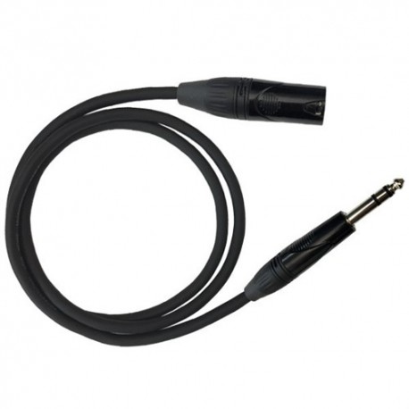 CAVO SPEAKER SPINOTTO XLR- JACK BILANCIATO 6,35mm 1 METRO