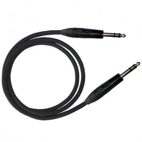 CAVO PER STRUMENTI JACK 6,35mm STEREO - JACK 6,35mm STEREO LUNGHEZZA 0,5 METRI