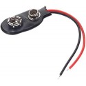 CLIP CON PRESA POLARIZZATA PER PILE 9V SUPER SLIM
